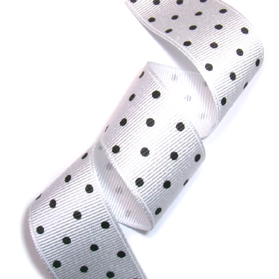 흰색/검정(골지땡땡이)