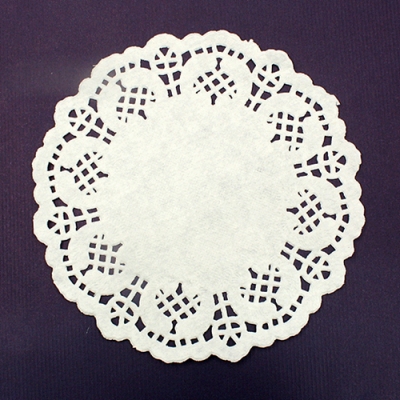 11.5cm 흰색도일리