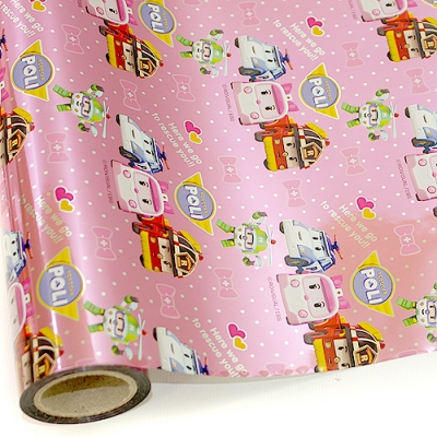 핑크/로보카폴리(⅔롤증착지)