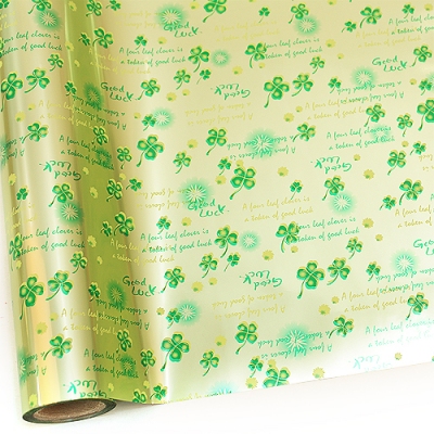 그린/네잎클로버(롤증착지)