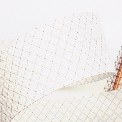 심플사선체크-077(원단리본)