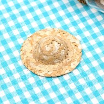 (미니)밀짚모자(모자장식)