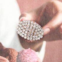 쿼드랭글큐빅 데코/골드(금속장식)