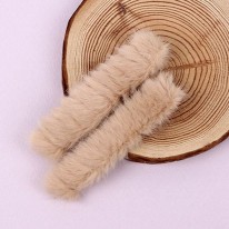 연베이지/밍크퍼커버 집게핀