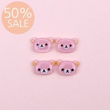 [50%할인]小/리락쿠마얼굴(플라스틱장식)C5-8